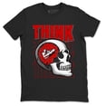 thumbnail image 1 of Red Cement Design Printed Think Think Think Sneaker Matching T-Shirt, 1 of 5