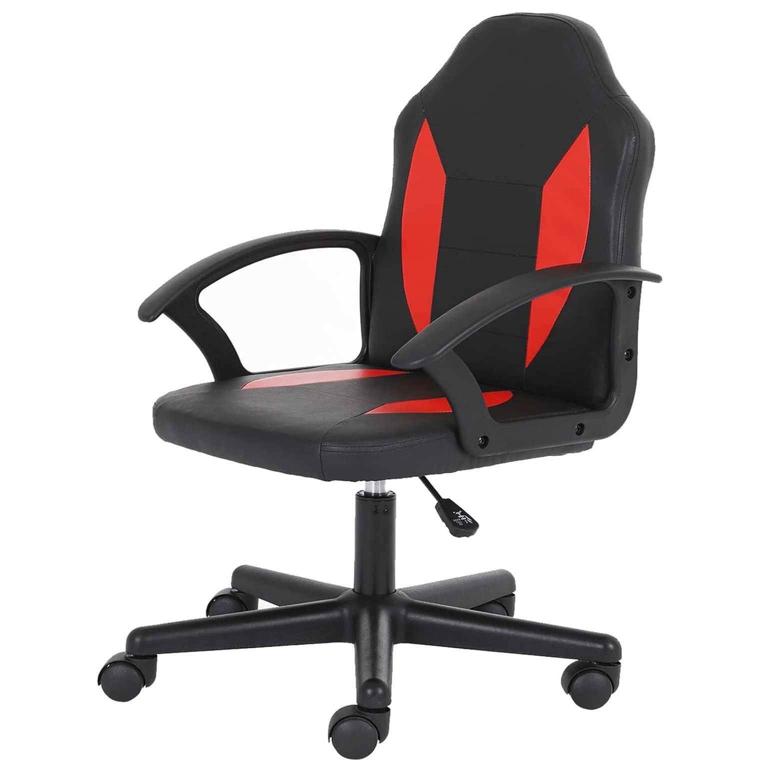 Red Chair Ergonomic Office Chair Leather Gaming Chair Swivel PC Office