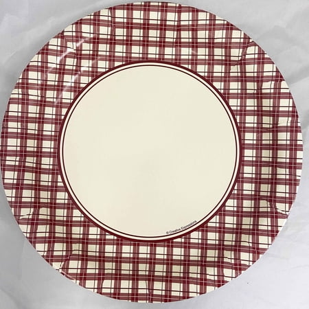 Various Disposable Paper Plates, 8 Count
