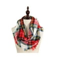 thumbnail image 1 of Red Checkered Collegiate Scarf, 1 of 1