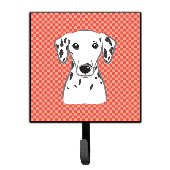 Red Checkered Dalmatian Leash or Key Holder