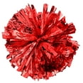 Red Cheerleading Pom Poms for Sports Dance Events & Ball Parties