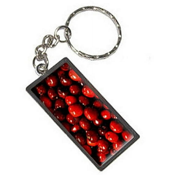 Red Cherries Keychain Key Chain Ring