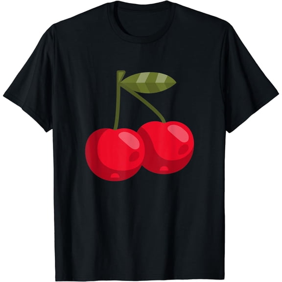 Red Cherries Shirt Trending Cherry Graphic T-Shirt mens t st womens t st cropped tst graphic tst black t st t-st men t-st women