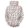 thumbnail image 1 of Red Cherry Pattern 3d Sweatshirts Hoodie Fashion Casual Personality Men's Women Street Hoodie Pullovers Long Sleeve Comfortable Top, 1 of 6