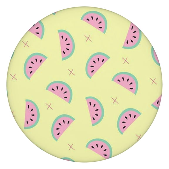Red Cherry Print Tablecloth Cute Cartoon Fruit Pattern with Sweet Aesthetic for Dining Table