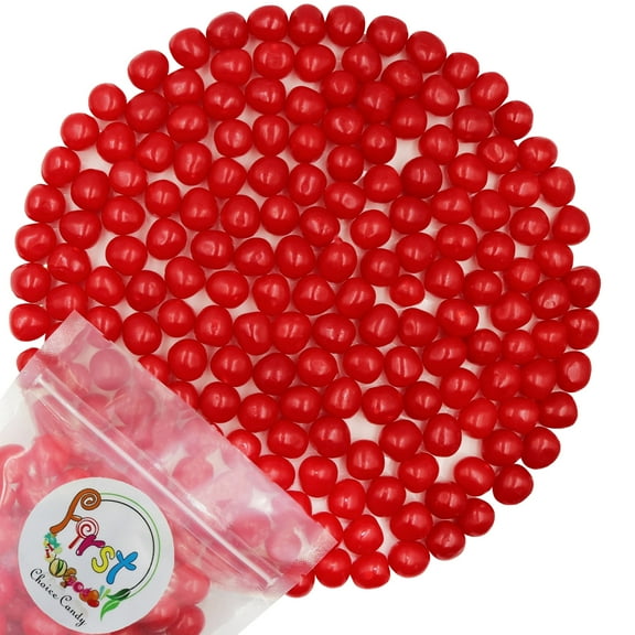 Red Cherry Sour Chewy Fruit Balls 2 LB