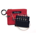 thumbnail image 1 of ChiaoGoo TWIST 2-Inch 3-Inch Shorties Red Set US- - US-3 Stainless Steel Interchangeable Knitting Needles, 1 of 2
