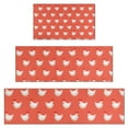 thumbnail image 1 of Red Chicken Pattern Kitchen Rugs Sets Of 3,Kitchen Runner Rugs Non Skid Washable,Decorative Kitchen Floor Mats for Kitchen,Sink,Laundry,17"x30"+ 17"x47" + 17"x59", 1 of 6