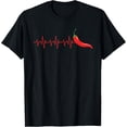 thumbnail image 1 of Red Chili Pepper - Pulse Heartbeat American Spicy Food Lover T-Shirt100% cotton, 1 of 5
