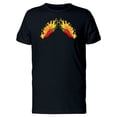 thumbnail image 1 of Red Chili Peppers On Fire Tee Men's -Image by Shutterstock, 1 of 2