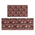 thumbnail image 1 of Red Christmas Animal and Tree Pattern Kitchen Rugs Sets Of 2,Anti Fatigue Kitchen Mat Rugs Non Slip Washable,Decorative Kitchen Floor Mats for Kitchen,Sink,Laundry,17"x30"+17"x47", 1 of 7