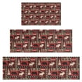 thumbnail image 1 of Red Christmas Animal and Tree Pattern Kitchen Rugs Sets Of 3,Kitchen Runner Rugs Non Skid Washable,Decorative Kitchen Floor Mats for Kitchen,Sink,Laundry,17"x30"+ 17"x47" + 17"x59", 1 of 6