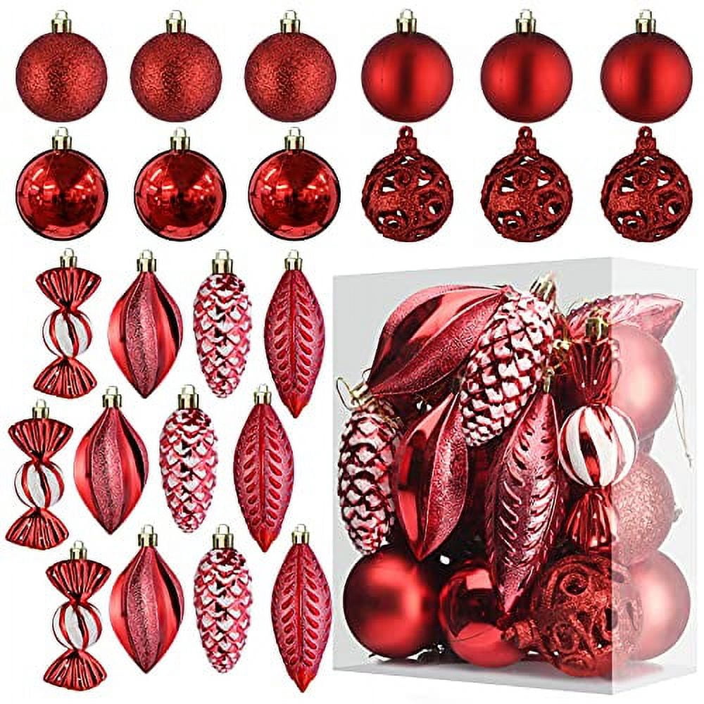 Red Christmas Ball Ornaments