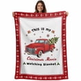 thumbnail image 1 of Red Christmas Blanket Soft Cozy Warm Throw Blanket for Couch, Plush Fuzzy Flannel Fleece Blankets for Sofa, Truck Xmas Tree Snowflake Gifts Winter Bed Blankets Lightweight Gifts for Women, 40"x60", 1 of 9