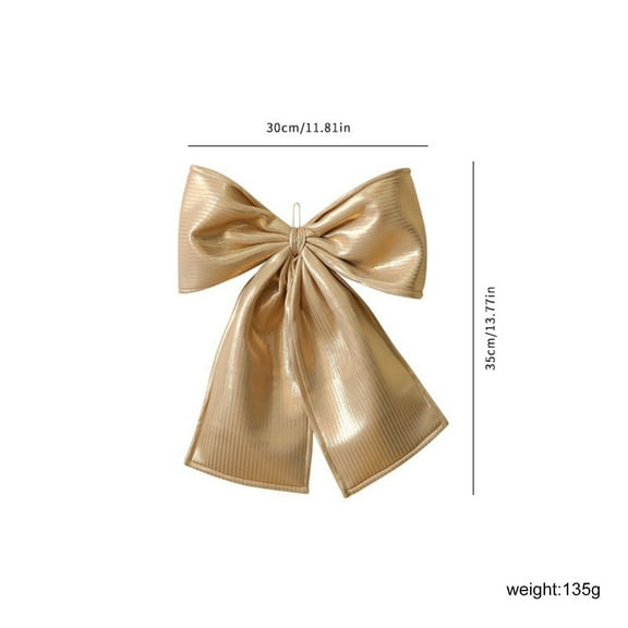 Red Christmas Bows Outdoor Decorations, Large Christmas Tree Topper Bow, Velvet Wreath Bow for Xmas Home Front Door Decor