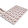 thumbnail image 1 of Red Christmas Car and Flower Flannel Non Slip Door Rugs,Washable Door Mats Indoor,Decorative Door Mats,Dirt-Resistant and Absorbent Doormat for Entrance,Bedroom,Kitchen,Bathroom,23.5"x16", 1 of 5