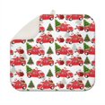 thumbnail image 1 of Red Christmas Car Pattern Dish Drying Mat for Kitchen 1 Pack, Ultra Absorbent Microfiber Dishes Drainer Mats,16x18in(41x46cm), 1 of 6