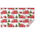 thumbnail image 1 of Red Christmas Car Pattern Rectangle Tablecloth 60"x102",Waterproof Polyester Rectangle Table Cloth, Wipeable Spillproof Polyester Tablecloth for Dining, Camping, Indoor and Outdoor, 1 of 6