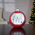 thumbnail image 1 of Red Christmas Decor Snowman LED Lantern Ball Water Music Feature - Medium, 1 of 5