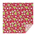 thumbnail image 1 of Red Christmas Decoration Pattern Square Tablecloth,Waterproof Square Table Cover,Wipeable Spillproof Washable Table Cover for Home Kitchen Party Decor 42"X42"(107x107cm), 1 of 6