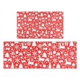 thumbnail image 1 of Red Christmas Deer and Gift Pattern Kitchen Rugs Sets Of 2,Anti Fatigue Kitchen Mat Rugs Non Slip Washable,Decorative Kitchen Floor Mats for Kitchen,Sink,Laundry,17"x30"+17"x47", 1 of 7