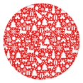 thumbnail image 1 of Red Christmas Deer and Gift Pattern Round Fitted Tablecloth with Elastic Edge,Dining Table Cover Waterproof,Outdoor Round Tablecloth for Camping,Dining,Indoor and Outdoor, 1 of 7