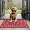 thumbnail image 1 of Red Christmas Deer and Snowflake Pattern Door Rugs,Washable Non Slip Door Mats Indoor,Decorative Door Mats,Entry Mat Indoor for Entrance,Bedroom,Kitchen,Bathroom,20"x32", 1 of 6