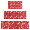 thumbnail image 1 of Red Christmas Deer and Snowflake Pattern Kitchen Rugs Sets Of 3,Kitchen Runner Rugs Non Skid Washable,Decorative Kitchen Floor Mats for Kitchen,Sink,Laundry,17"x30"+ 17"x47" + 17"x59", 1 of 6