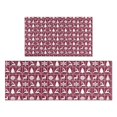 thumbnail image 1 of Red Christmas Deer and Tree Pattern Kitchen Rugs Sets Of 2,Anti Fatigue Kitchen Mat Rugs Non Slip Washable,Decorative Kitchen Floor Mats for Kitchen,Sink,Laundry,17"x30"+17"x47", 1 of 7