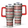 thumbnail image 1 of Red Christmas Deer and Tree Pattern Tumbler with Handle and Lid,40oz Double Wall Vacuum Insulated Tumbler,Cups Gift for Women and Men, 1 of 7