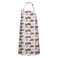 thumbnail image 1 of Red Christmas Farm and Truck Apron-Garden Aprons for Women with Pockets-Cotton Linen Waterproof Kitchen Cooking Gardening Aprons Adjustable for Kitchen,Cooking,BBQ and Salon 32"x27", 1 of 7