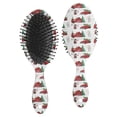 thumbnail image 1 of Red Christmas Farm and Truck Pattern Hair Brush,Girls Detangling Hair Brush,Glide Through Tangles with Ease for Wet & Dry Hair,8.8"X2.8", 1 of 7