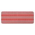 thumbnail image 1 of Red Christmas Folk Pattern Kitchen Rug Mat,Kitchen Runner Rugs Non Skid Washable,Decorative Kitchen Floor Mats for Kitchen,Sink,Laundry,17"x47.2", 1 of 7