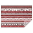 thumbnail image 1 of Red Christmas Folk Pattern Rectangle Tablecloth 60"x84",Waterproof Polyester Rectangle Table Cloth, Wipeable Spillproof Polyester Tablecloth for Dining, Camping, Indoor and Outdoor, 1 of 5