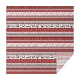 thumbnail image 1 of Red Christmas Folk Pattern Square Tablecloth,Waterproof Square Table Cover,Wipeable Spillproof Washable Table Cover for Home Kitchen Party Decor 42"X42"(107x107cm), 1 of 6