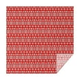 thumbnail image 1 of Red Christmas Folk Pattern Square Tablecloth,Waterproof Square Table Cover,Wipeable Spillproof Washable Table Cover for Home Kitchen Party Decor 42"X42"(107x107cm), 1 of 6