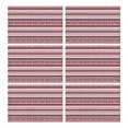 thumbnail image 1 of Red Christmas Folk Pattern Summer Placemats Table Placemats Set Of 6-Linen Kitchen Washable Placemats Table Mats 11.8"x17.7" Non-Slip Heat Resistant, 1 of 5