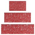 thumbnail image 1 of Red Christmas Gift and Snowflake Pattern Kitchen Rugs Sets Of 3,Kitchen Runner Rugs Non Skid Washable,Decorative Kitchen Floor Mats for Kitchen,Sink,Laundry,17"x30"+ 17"x47" + 17"x59", 1 of 6