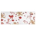 thumbnail image 1 of Red Christmas Gingerbread Man Pattern Kitchen Rug Mat,Kitchen Runner Rugs Non Skid Washable,Decorative Kitchen Floor Mats for Kitchen,Sink,Laundry,17"X47", 1 of 5