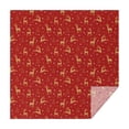 thumbnail image 1 of Red Christmas Golden Reindeer Pattern Square Tablecloth,Waterproof Square Table Cover,Wipeable Spillproof Washable Table Cover for Home Kitchen Party Decor 52"x52"(132x132cm), 1 of 6