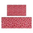 thumbnail image 1 of Red Christmas HO Pattern Kitchen Rugs Sets Of 2,Anti Fatigue Kitchen Mat Rugs Non Slip Washable,Decorative Kitchen Floor Mats for Kitchen,Sink,Laundry,17"x30"+17"x47", 1 of 7