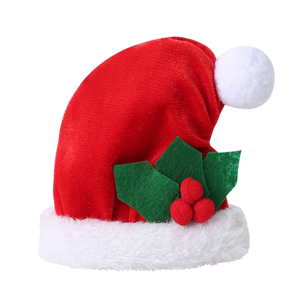 Red Christmas Hat Design Napkin Holder Bags Christmas Creative Tissue