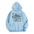 thumbnail image 1 of Red Christmas Hoodie White Christmas Theme Warm and Cozy Holiday Sweatshirt for Men and Women, 1 of 4