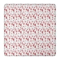 thumbnail image 1 of Red Christmas House and Tree Pattern Square Fitted Tablecloth with Elastic Edge,Square Table Cover,Washable Elastic Table Cover for Home Kitchen Party Decor 36"x36", 1 of 6