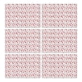 thumbnail image 1 of Red Christmas House and Tree Pattern Summer Placemats Table Placemats Set Of 6-Linen Kitchen Washable Placemats Table Mats 11.8"x17.7" Non-Slip Heat Resistant, 1 of 5