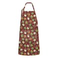 thumbnail image 1 of Red Christmas Ornament Apron-Garden Aprons for Women with Pockets-Cotton Linen Waterproof Kitchen Cooking Gardening Aprons Adjustable for Kitchen,Cooking,BBQ and Salon 32"x27", 1 of 7