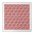 thumbnail image 1 of Red Christmas Patchwork Pattern Square Fitted Tablecloth with Elastic Edge,Square Table Cover,Washable Elastic Table Cover for Home Kitchen Party Decor 36"x36", 1 of 6