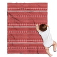 thumbnail image 1 of Red Christmas Pattern Blanket,Comfortable Soft Lamb Wool Throw Blanket,All Season,Warm Lightweight Blankets for Sofa Bed Couch Living Room Chair,30"x40", 1 of 4