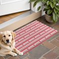 thumbnail image 1 of Red Christmas Pattern Door Rugs,Washable Non Slip Door Mats Indoor,Decorative Door Mats,Entry Mat Indoor for Entrance,Bedroom,Kitchen,Bathroom,16"x24", 1 of 6